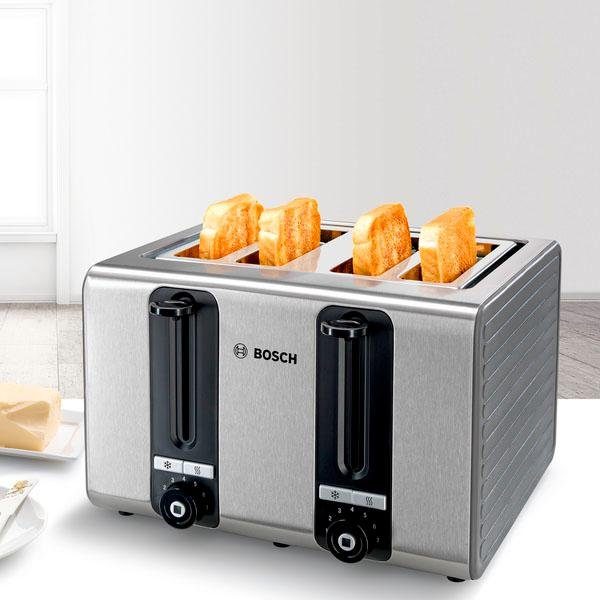 BOSCH Toaster TAT7S45 4 kurze Schlitze 1800 W