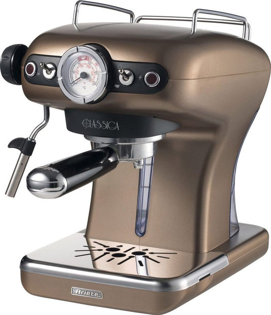 Ariete Espressomaschine 1389BR Siebträgermaschine Classia bronze