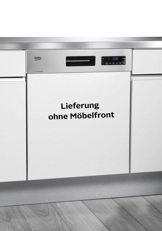 BEKO teilintegrierbarer Geschirrspüler DSN6634FX2 14 Maßgedecke mit TrayWash-Funktion