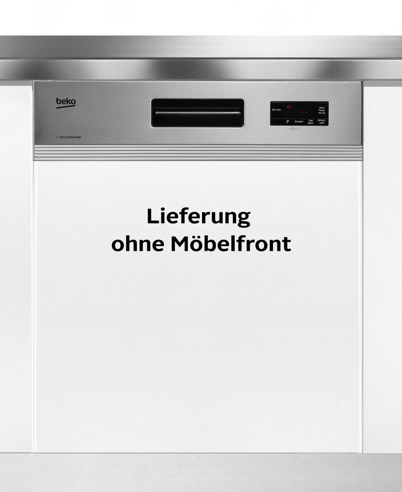 BEKO teilintegrierbarer Geschirrspüler DO55420 DIO55420X4Y 14 Maßgedecke mit Schnell + Sauber-Programm