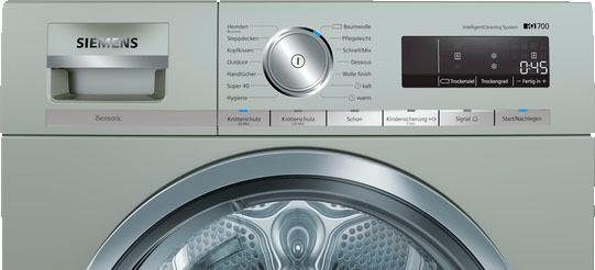 SIEMENS Wärmepumpentrockner iQ700 WT47XMS1 8 kg mit intelligentCleaning System