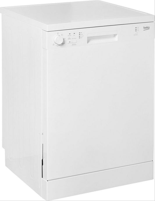 BEKO Standgeschirrspüler DFN05L20W 14 Maßgedecke mit Intensiv 70°C Funktion