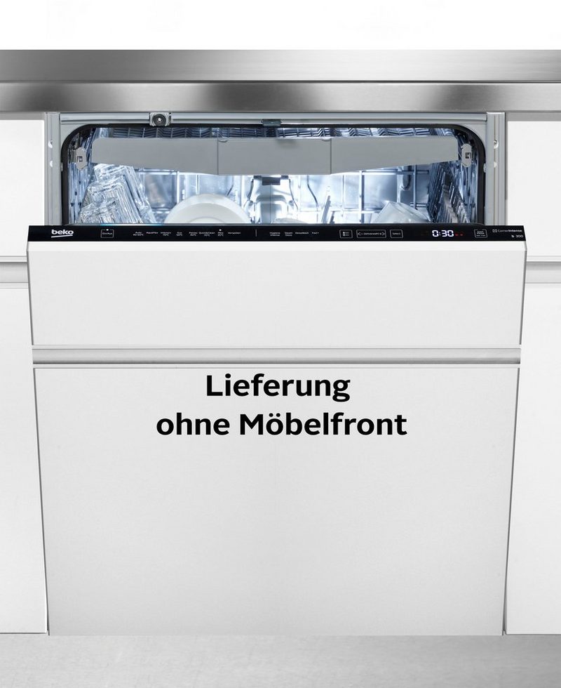 BEKO vollintegrierbarer Geschirrspüler BDIT38530D 95 l 16 Maßgedecke