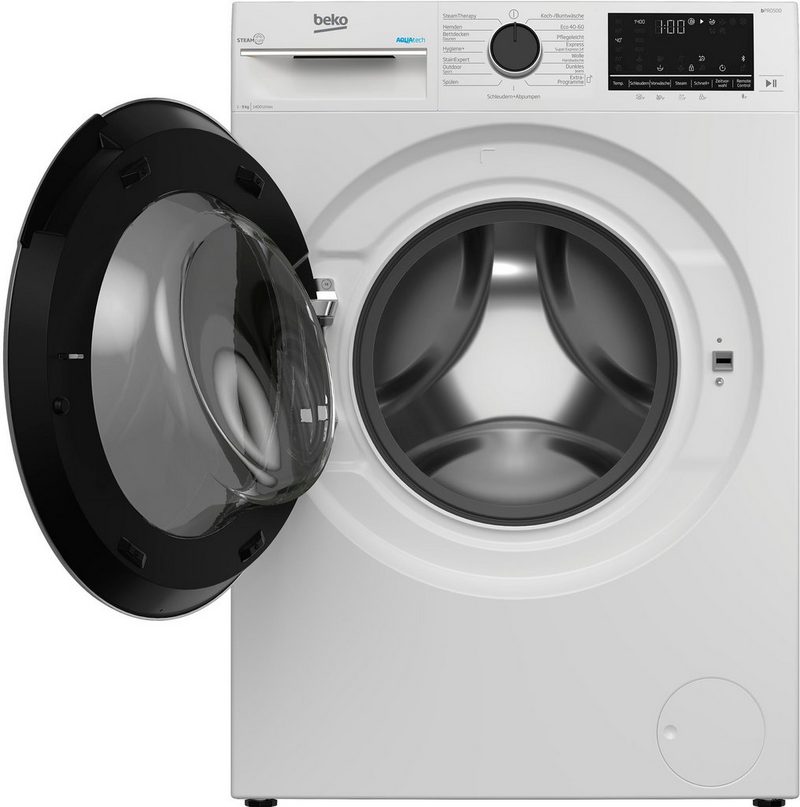 BEKO Waschmaschine B5WFT594138W 9 kg 1400 U/min