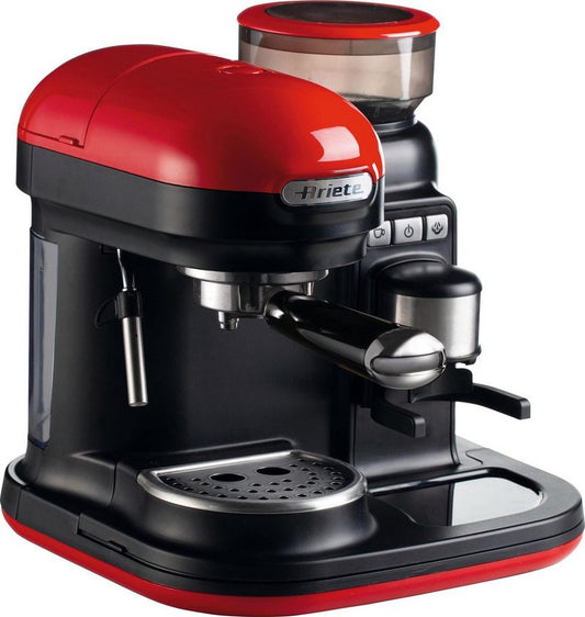 Ariete Espressomaschine 1318 moderna mit Mahlwerk