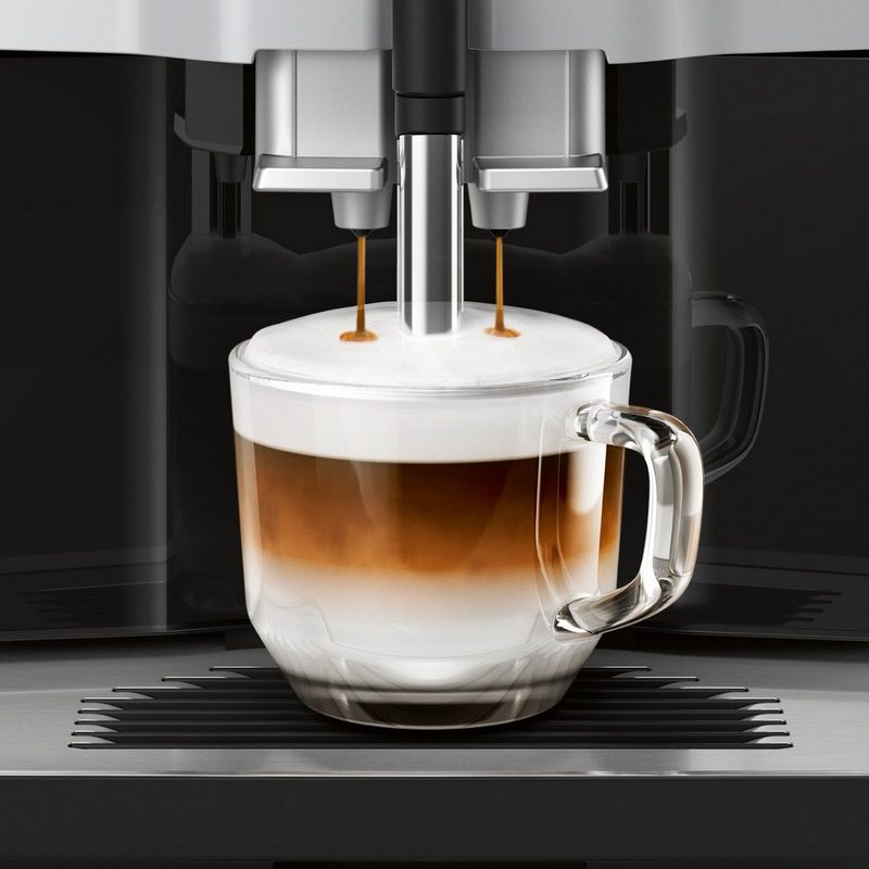 SIEMENS Kaffeevollautomat EQ.300 TI353514DE einfache Zubereitung mit oneTouch Funktion 5 Kaffee-Milch-Getränke LCD-Dialog-Display champagner