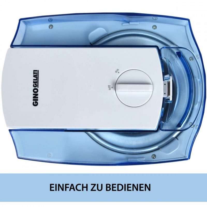 Syntrox Germany Eismaschine Syntrox Softeismaschine Eismaschine Frozen Joghurt Maschine 4in1 blau