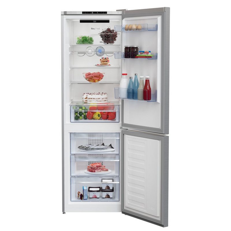 BEKO Kühlschrank RCNA366I40XBN 1852 cm hoch 595 cm breit Schnellkühlen Türalarm Urlaubsmodus Abtauung: automatisch