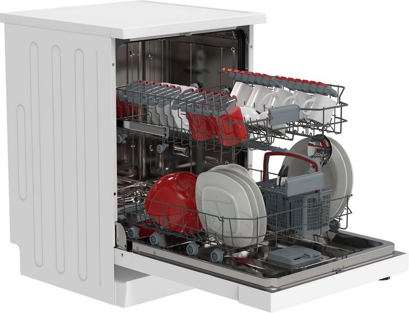 Sharp Standgeschirrspüler QW-HX12F47EW-DE 12 l 13 Maßgedecke