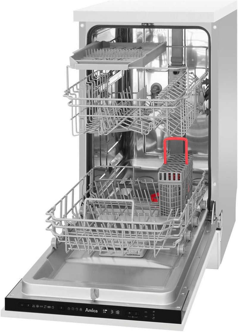Amica vollintegrierbarer Geschirrspüler EGSPV 586 900 85 l 10 Maßgedecke