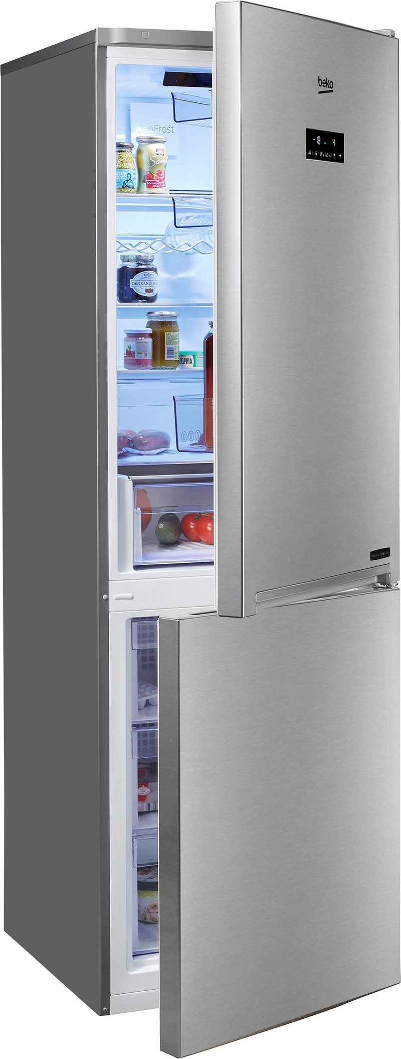 BEKO Kühl-/Gefrierkombination RCNA366EO6XBN 1852 cm hoch 595 cm breit 4 Jahre Garantie