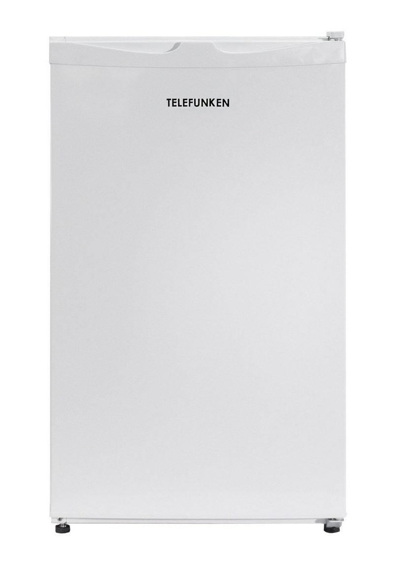 Telefunken Table Top Kühlschrank CF-33-101-W 82.1 cm hoch 48 cm breit 89 L Kühlteil / Türanschlag wechselbar / Höhenverstellbare Füße