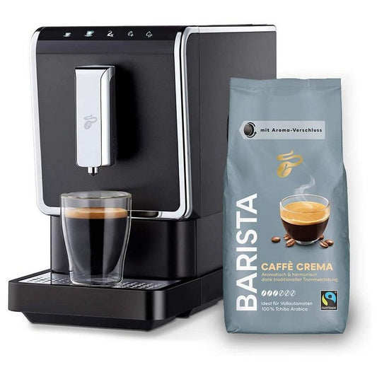 Tchibo Kaffeevollautomat Esperto Caffè anthrazit +1kg Barista Ganze Bohne