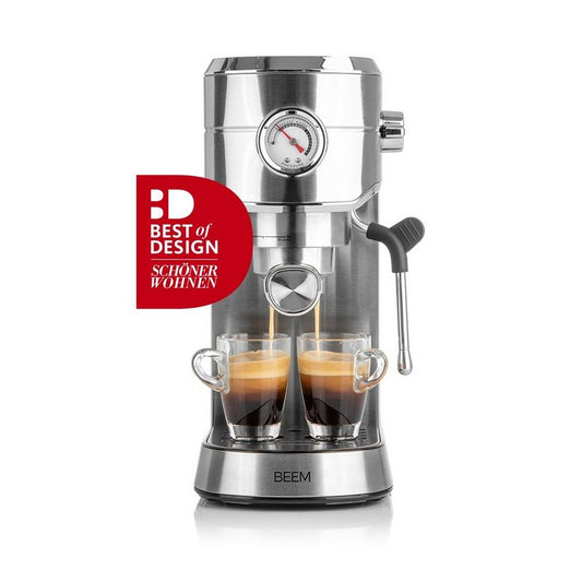 BEEM Siebträgermaschine ESPRESSO-ULTIMATE Espresso-Siebträgermaschine - 20 bar - silber