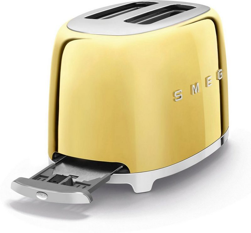 Smeg Toaster TSF01GOEU für 2 Scheiben 950 W