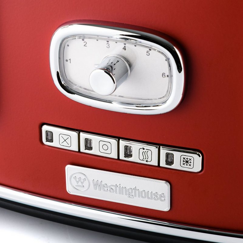 Westinghouse Toaster WKTT809RD 4 kurze Schlitze 1750 W