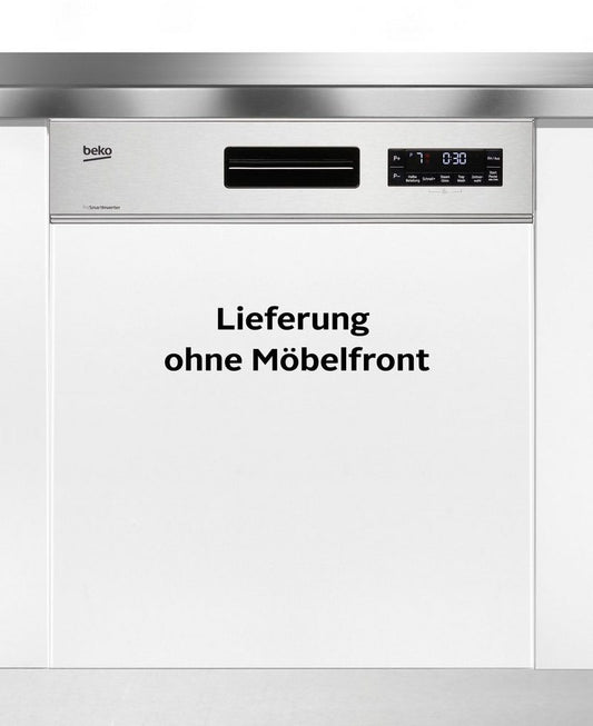 BEKO teilintegrierbarer Geschirrspüler DSN28O40X 14 Maßgedecke