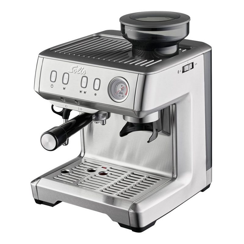 SOLIS OF SWITZERLAND Siebträgermaschine Grind & Infuse Compact Espressomaschine