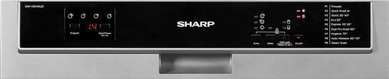 Sharp Unterbaugeschirrspüler QW-HD44UD-DE 9 Maßgedecke