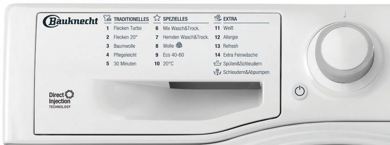 BAUKNECHT Waschtrockner WT Super Eco 9614 N 9 kg 6 kg 1400 U/min 4 Jahre Herstellergarantie