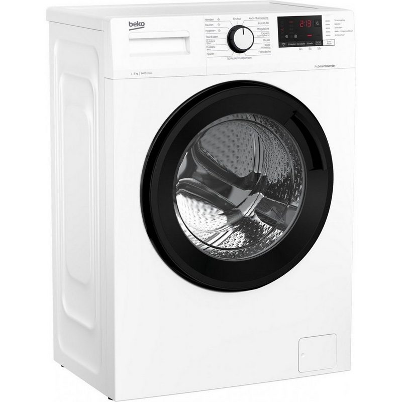 BEKO Waschmaschine 7kg Frontlader freistehend 1.400 U/Min EEK: D WML71434NRS1