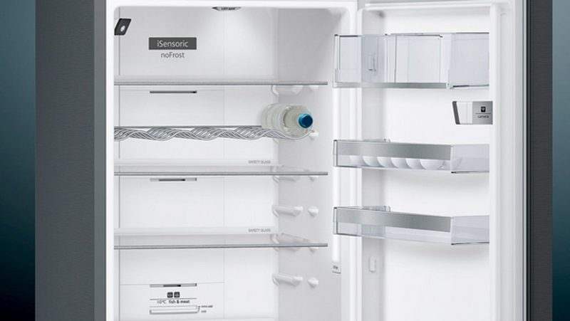 SIEMENS Kühl-/Gefrierkombination KG39NHXEP 204 cm hoch 60 cm breit 2 hyperFresh 0° C plus Boxen noFrost Home Connect