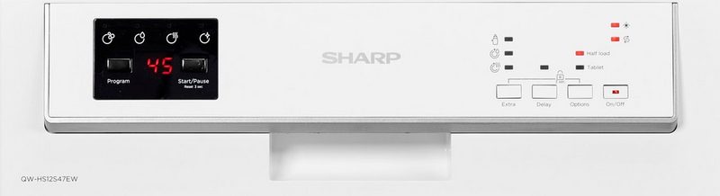 Sharp teilintegrierbarer Geschirrspüler QW-HS12S47EW-DE 11 Maßgedecke