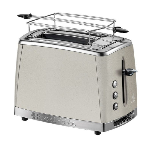 RUSSELL HOBBS Toaster 26970-56 Luna Stone Toaster 2 Scheiben 1550 Watt Brötchenaufsatz