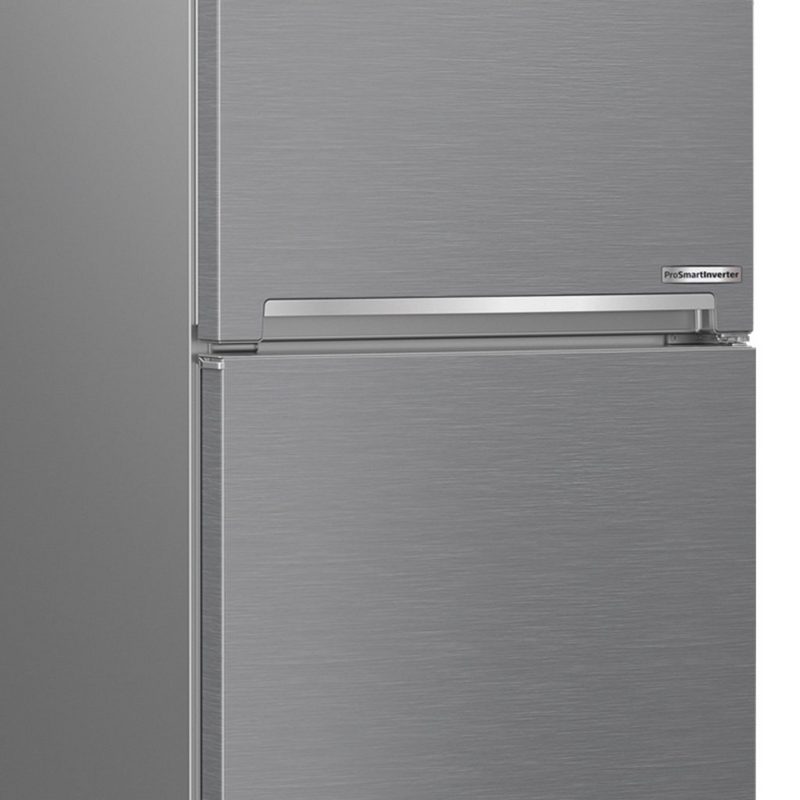 BEKO Kühlschrank Edelstahl-Look RCNA366I60XBN 1852 cm hoch 595 cm breit No Frost SmoothFit ProSmart Inverter Kompressor Urlaubsmodus Türalarm Schnellkühlen