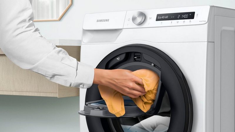 Samsung Waschmaschine WW5500T WW81T554AAW 8 kg 1400 U/min AddWash™