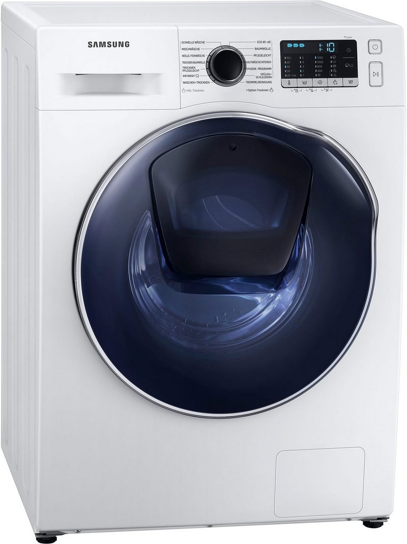 Samsung Waschtrockner WD8NK52K0ZW 8 kg 5 kg 1200 U/min SLIM Platzsparer