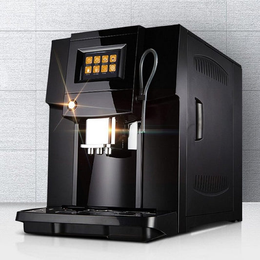 COLET Coffee Maschine Kaffeevollautomat Kaffeevollautomat Q006 Kaffee Espresso Cappucciono Late oder heißes Wasser auf Knopfdruck Selbstreinigungsfunktion Becherwärmer