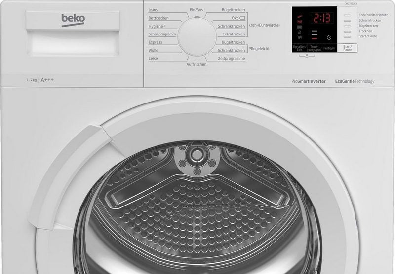 BEKO Ablufttrockner freistehend 7kg LED-Display OptiSense EEK: A+++