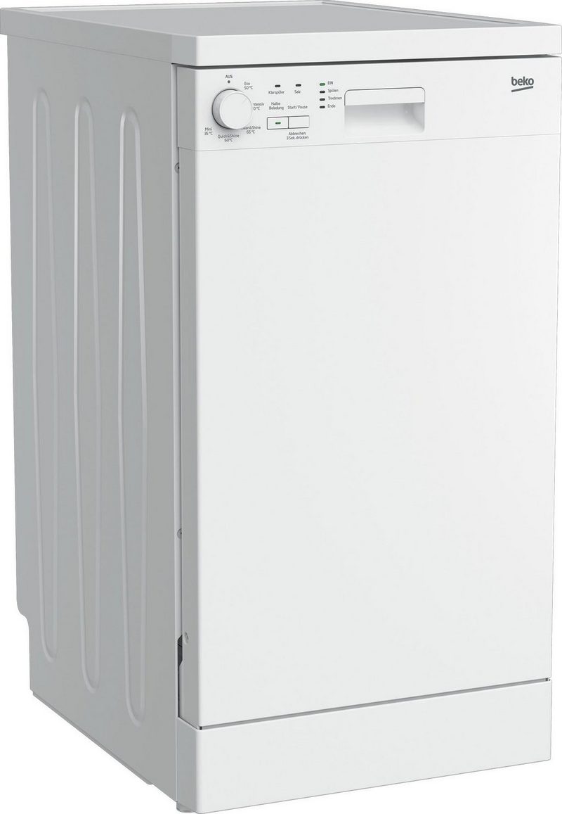 BEKO Standgeschirrspüler DFS05L20W 119 l 10 Maßgedecke