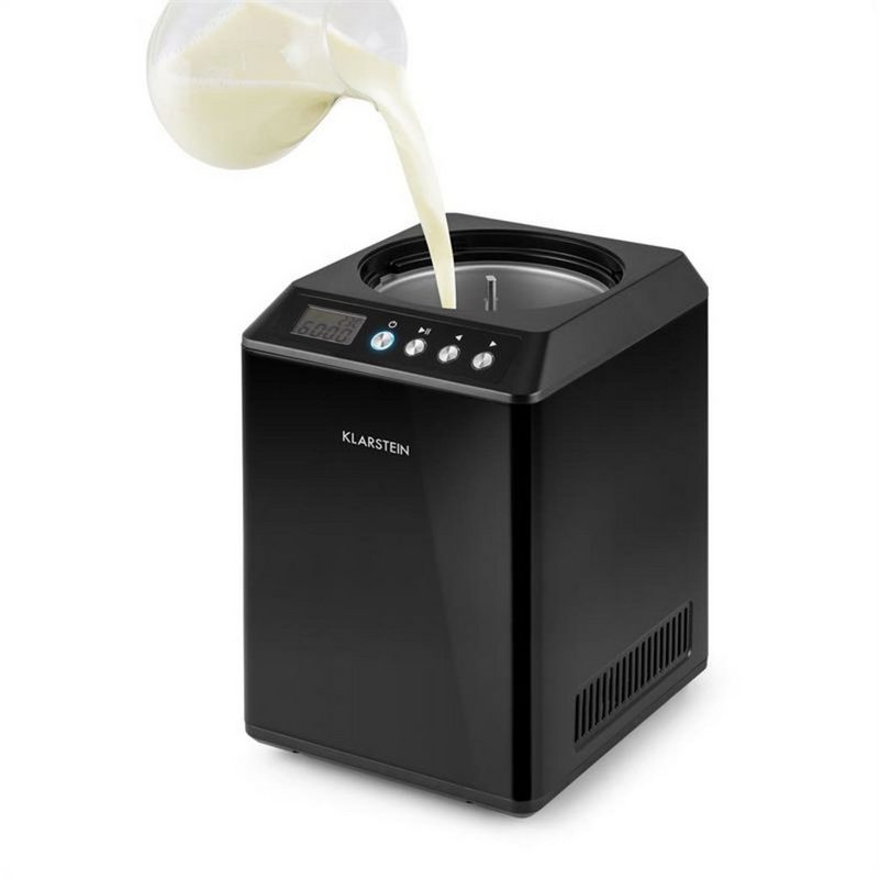 Klarstein Eismaschine Vanilly Sky Family Eiscremebereiter Frozen Yoghurt 250W 25l schwarz 2.5 l 250 W