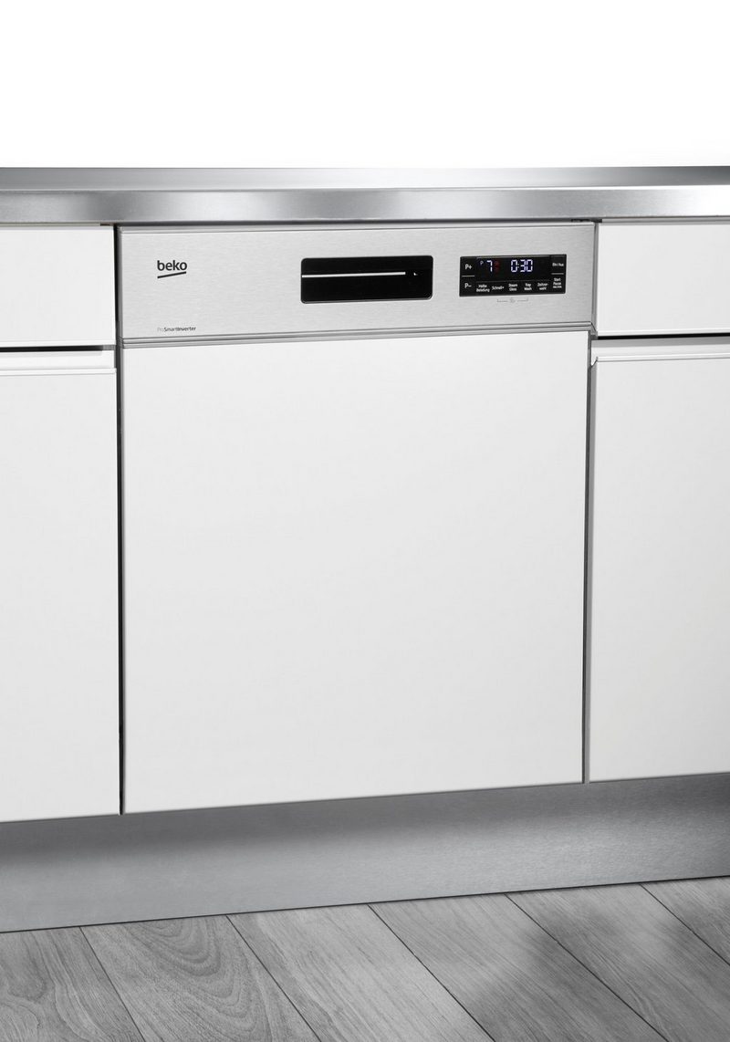 BEKO teilintegrierbarer Geschirrspüler DSN28O40X 14 Maßgedecke