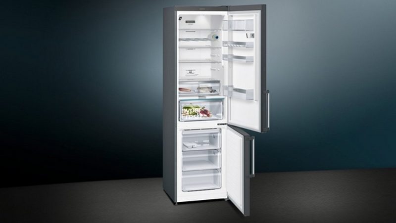 SIEMENS Kühl-/Gefrierkombination KG39NHXEP 204 cm hoch 60 cm breit 2 hyperFresh 0° C plus Boxen noFrost Home Connect