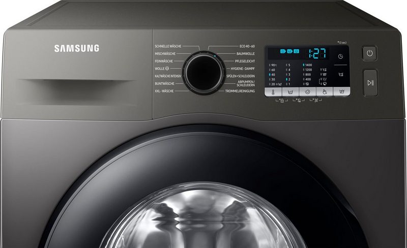 Samsung Waschmaschine WW5000T INOX WW70TA049AX 7 kg 1400 U/min FleckenIntensiv-Funktion