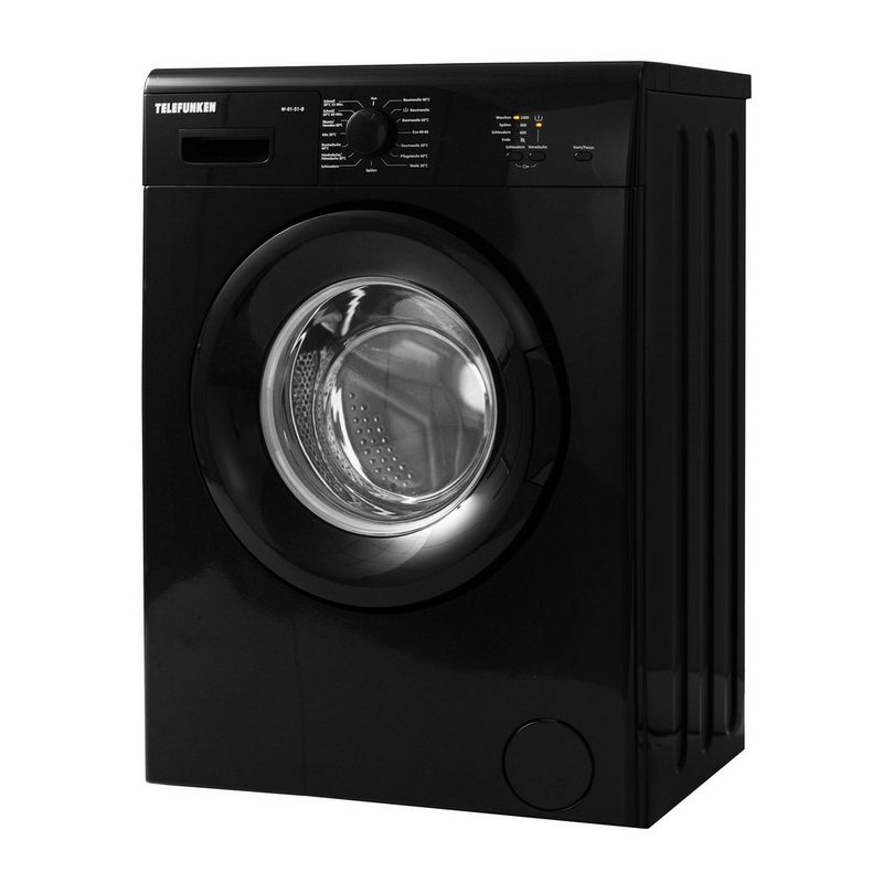 Telefunken Waschmaschine W-01-51-B 5 kg 1000 U/min (5 kg / 1000 U/Min) mit Mengenautomatik und Überlaufschutz