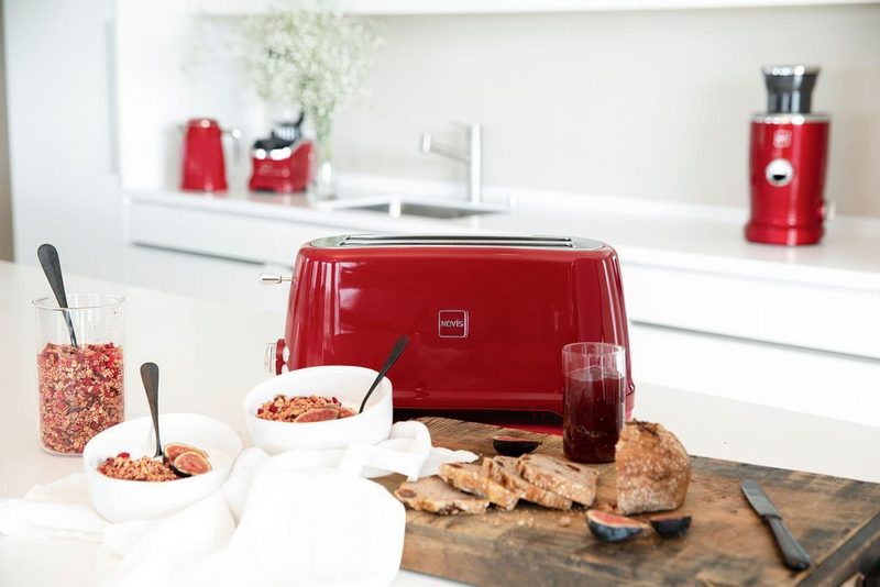 NOVIS Toaster T4 rot 2 lange Schlitze 1600 W