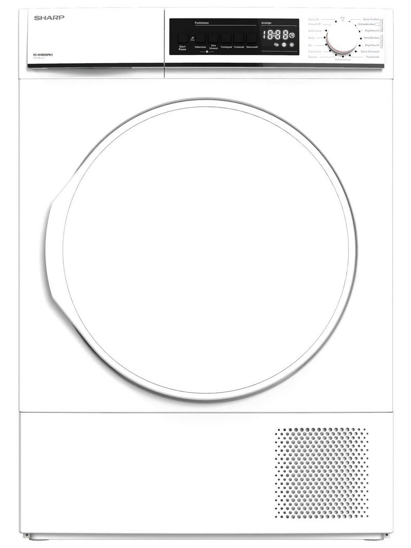 Sharp Wärmepumpentrockner KD-NHB8S8PW3-DE 8 kg