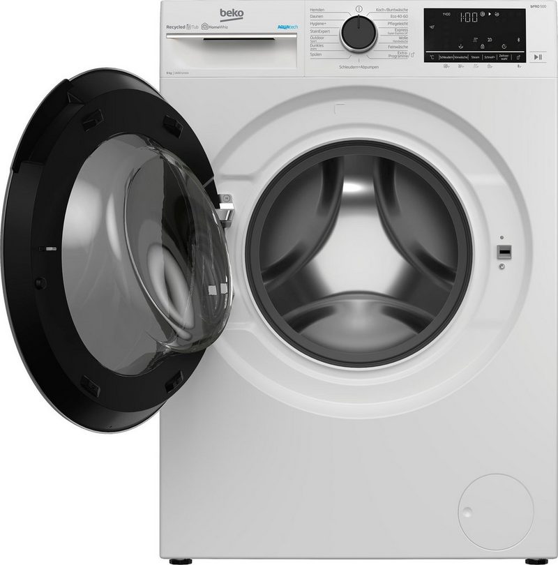 BEKO Waschmaschine B5WFU58418W 8 kg 1400 U/min