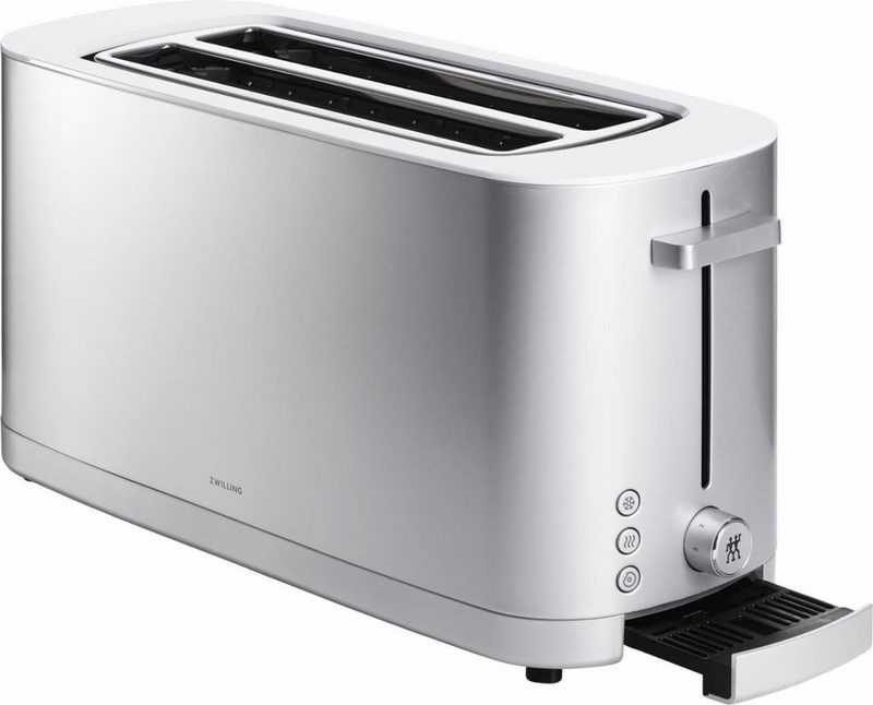 Zwilling Toaster Enfinigy Langschlitz-Toaster 1800W Brötchenaufsatz Langschlitz 1800 W