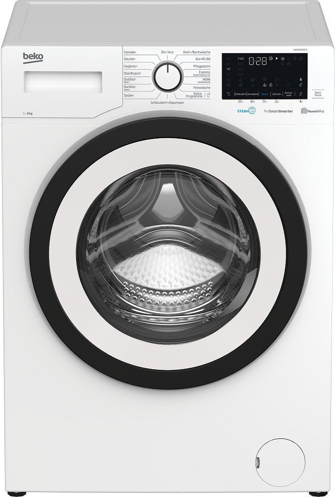 BEKO Waschmaschine Frontlader freistehend 8 kg 1.400 U/Min EEK: A WMY81466ST1