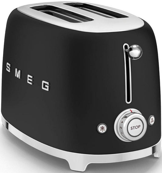 Smeg Toaster TSF01BLMEU 2 kurze Schlitze 950 W