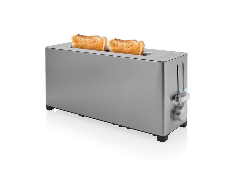 PRINCESS Toaster 1 langer Schlitz 1050 W Frühstück-SET Langschlitz Toastmaschine & 17 Liter Wasserkocher mit Temperatur-Einstellung