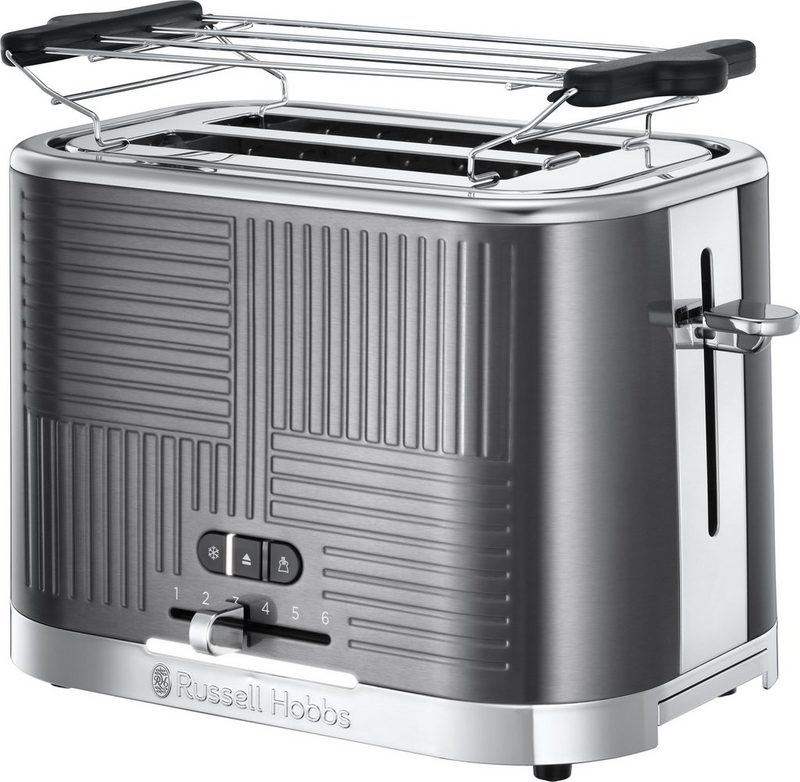 RUSSELL HOBBS Toaster Geo Steel 25250-56 2 kurze Schlitze 1640 W