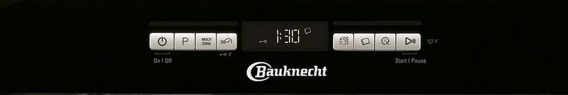 BAUKNECHT Unterbaugeschirrspüler BUO 3O41 PLT X 14 Maßgedecke