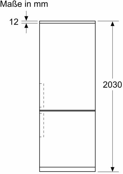 BOSCH Kühl-/Gefrierkombination KGN497ICT 203 cm hoch 70 cm breit