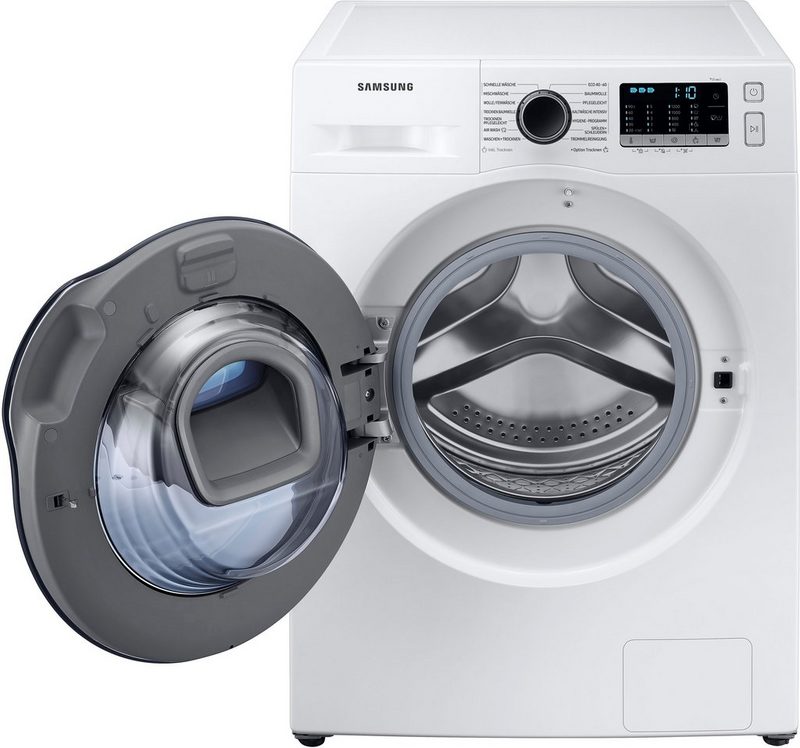 Samsung Waschtrockner WD8NK52K0ZW 8 kg 5 kg 1200 U/min SLIM Platzsparer